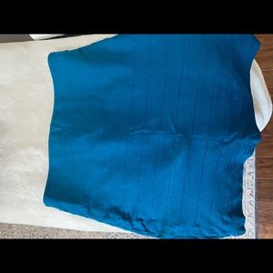 Express Tight blue teal mini skirt